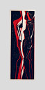 Zwei II, 2003, Linolschnitt, Auflage 2, 40x60cm