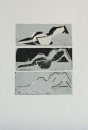 Liegend IV, 2000, Linolschnitt, Auflage 2, 30x40cm