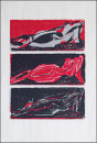 Liegend I, 2000, Linolschnitt, Auflage 2, 60x80cm