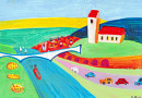 Zwischen Neckar und Schurwald, 12x17cm
