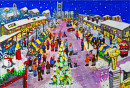 Advent auf dem Stumpenhof, 17x12cm