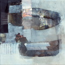 Fischschiff I, 2011, Acryl, Sande auf Leinwand, 50x50cm