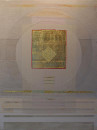 Die Mitte finden III, 2009, Acryl, Blattgold, Sande auf Leinwand, 60x80cm